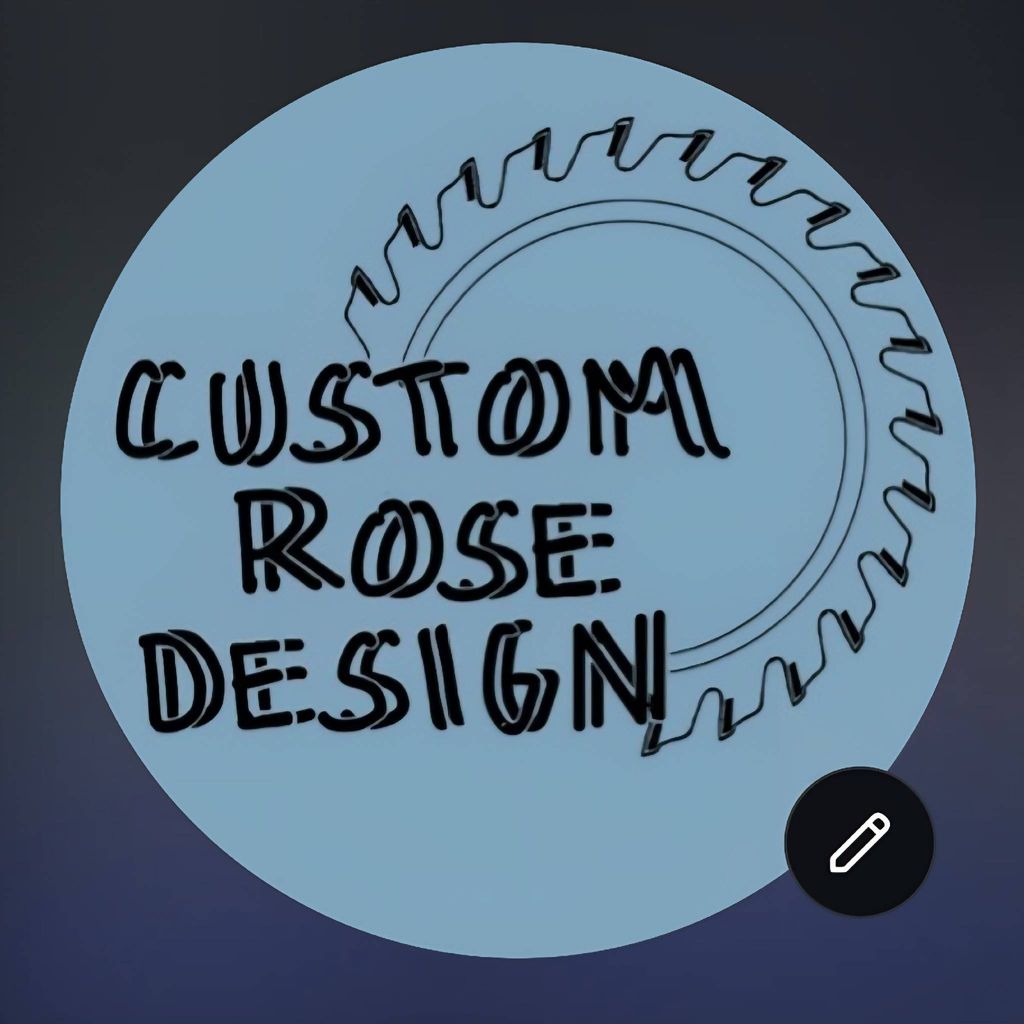 custom rose design