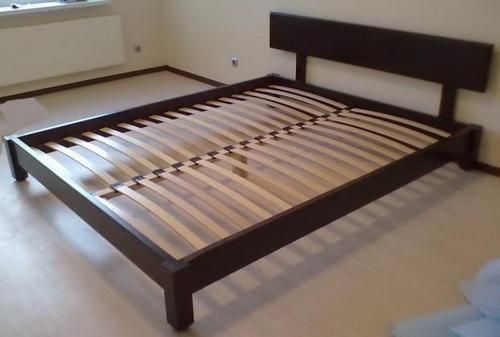 Assembling the bed frame