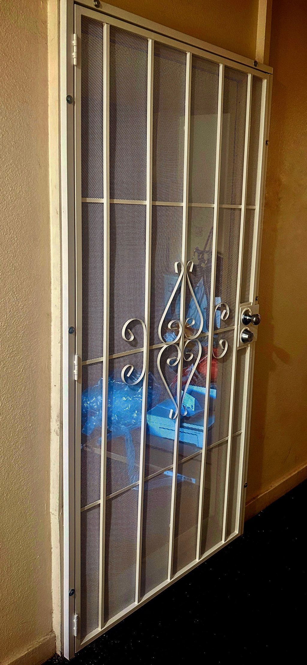 Sturdy screen door installed for added ventilation
