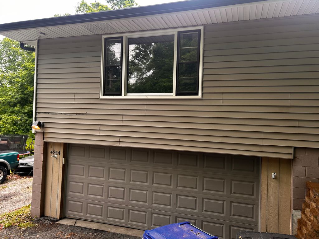 Before of front of garage 