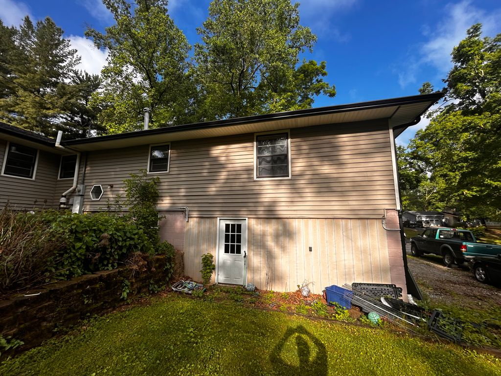 Before of back of garage 