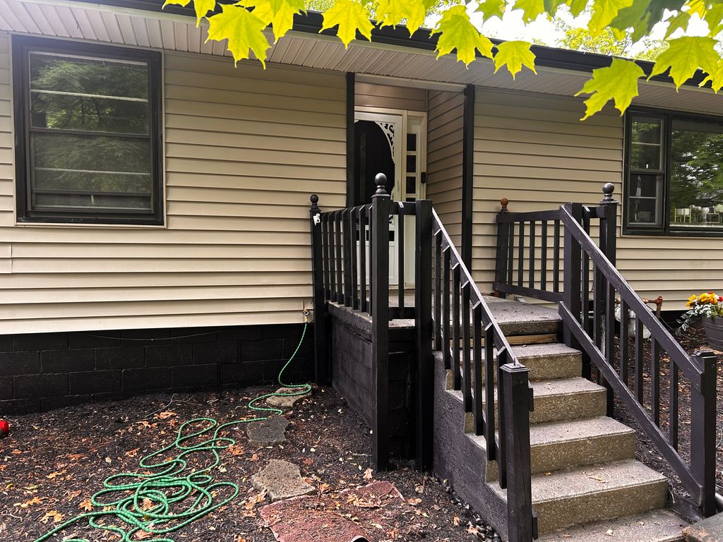 After of front porch 