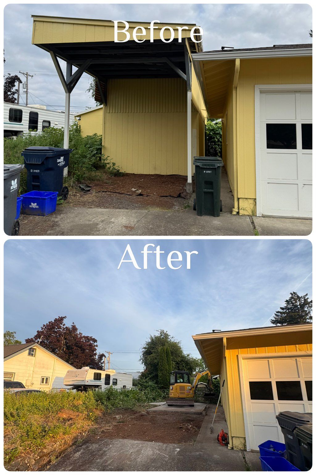 In and out in a single day.
Complete demolition, f