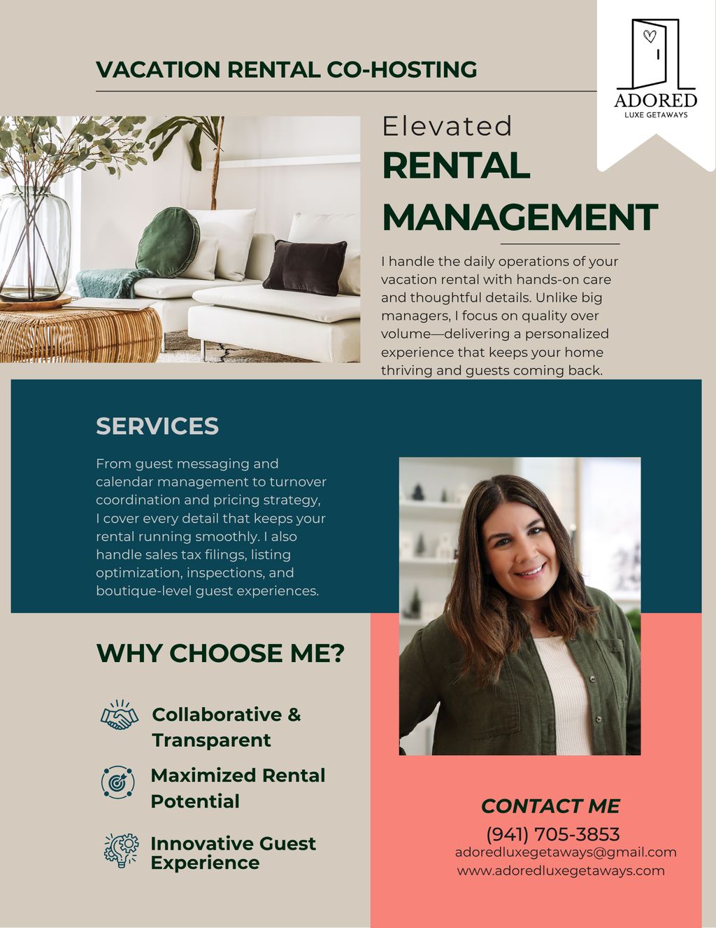 Contact me for Co-Hosting services!