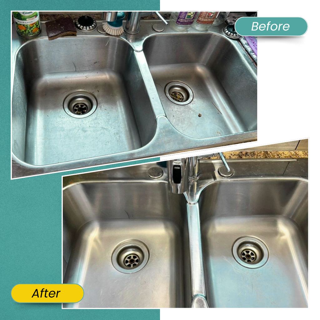 We can get your stainless steel shiny and bright a
