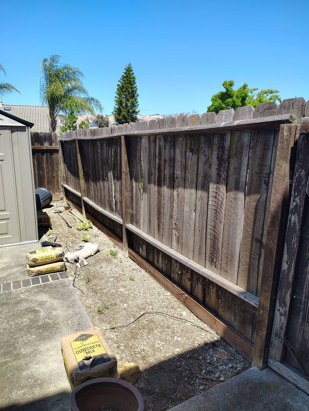 old fence removal 