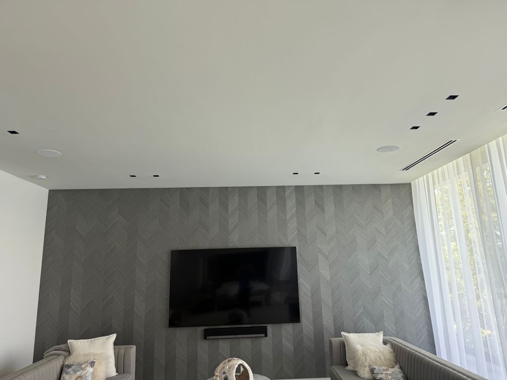 Master Bedroom AV set up