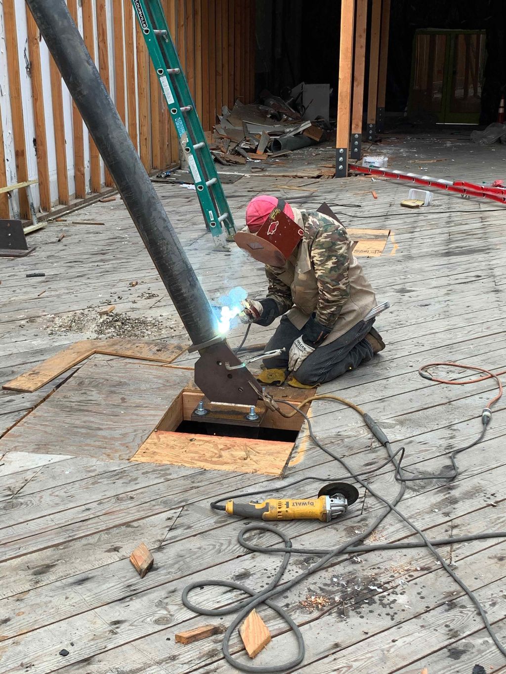 Some Structural Welding. We hold multiple D1 certi