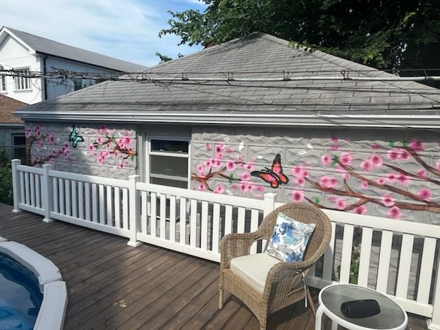 "Cherry Bloosom" mural  