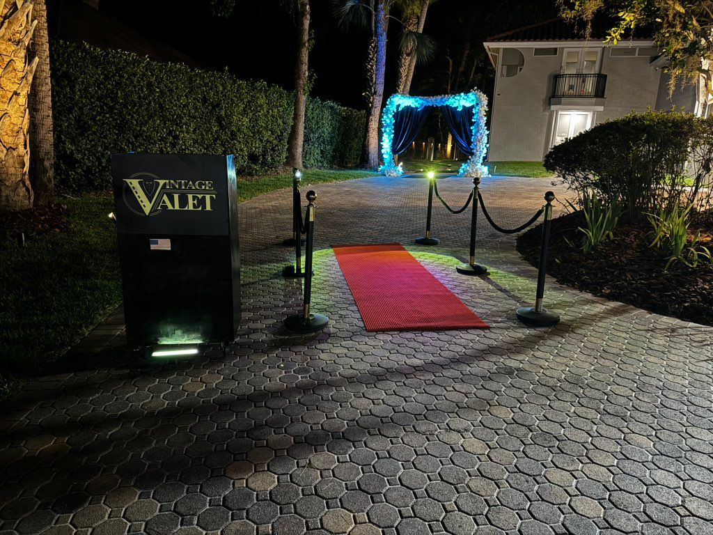 Vintage Valet goes dark! Hollywood style. Red carp