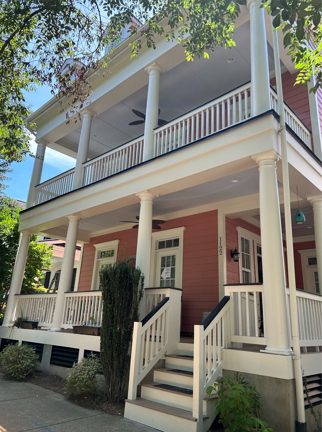Renovated 2 story porch