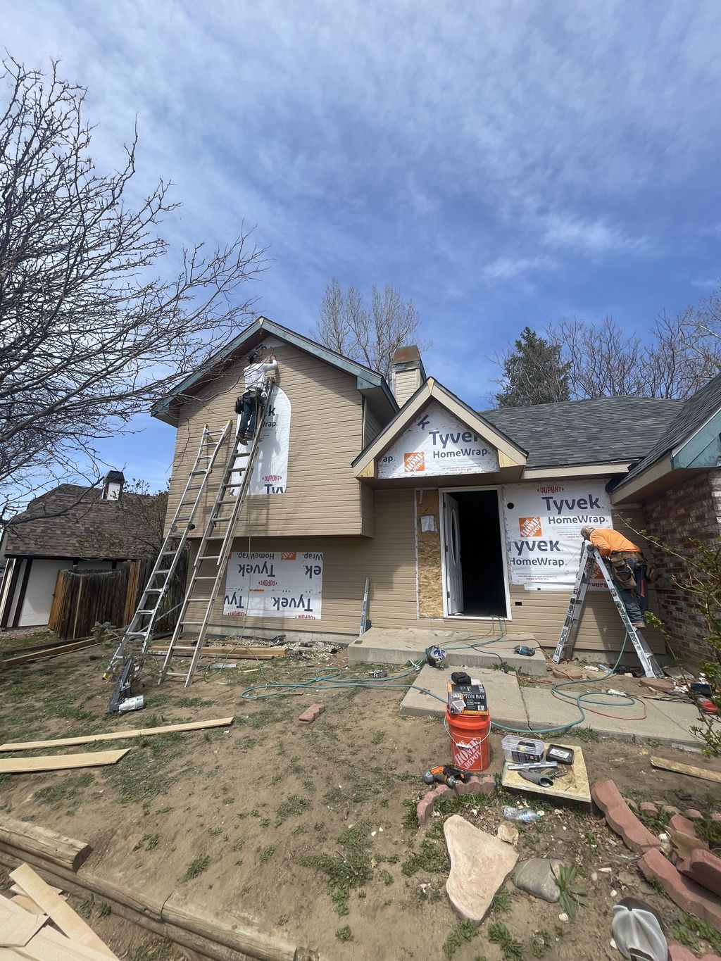 JOB A- Installing new siding
