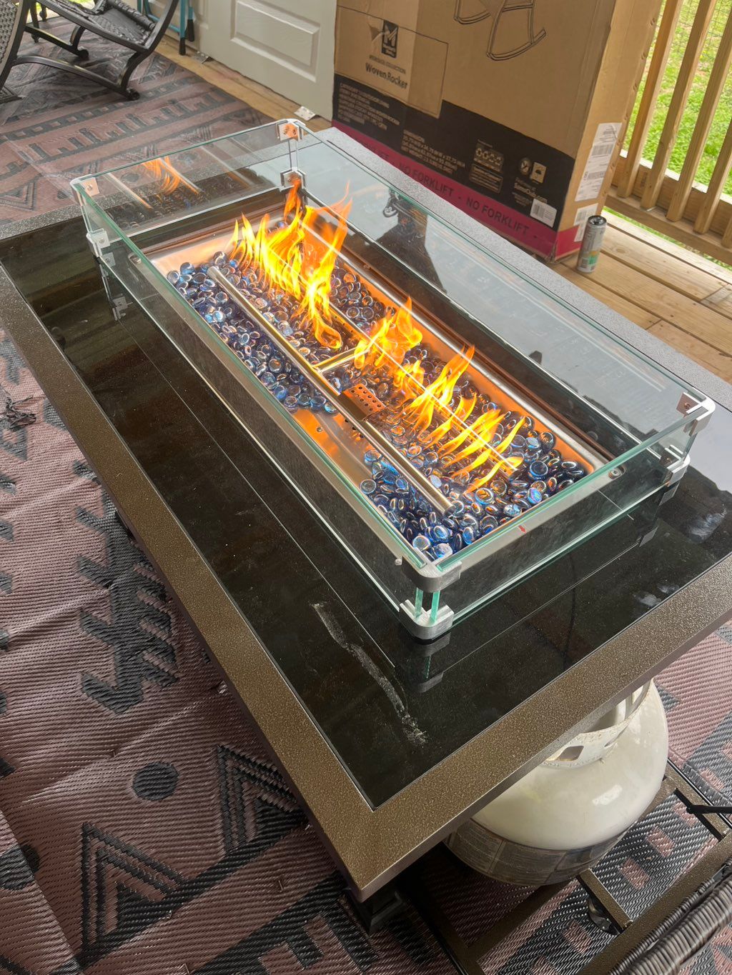 Propane Fire Pit Assembly 