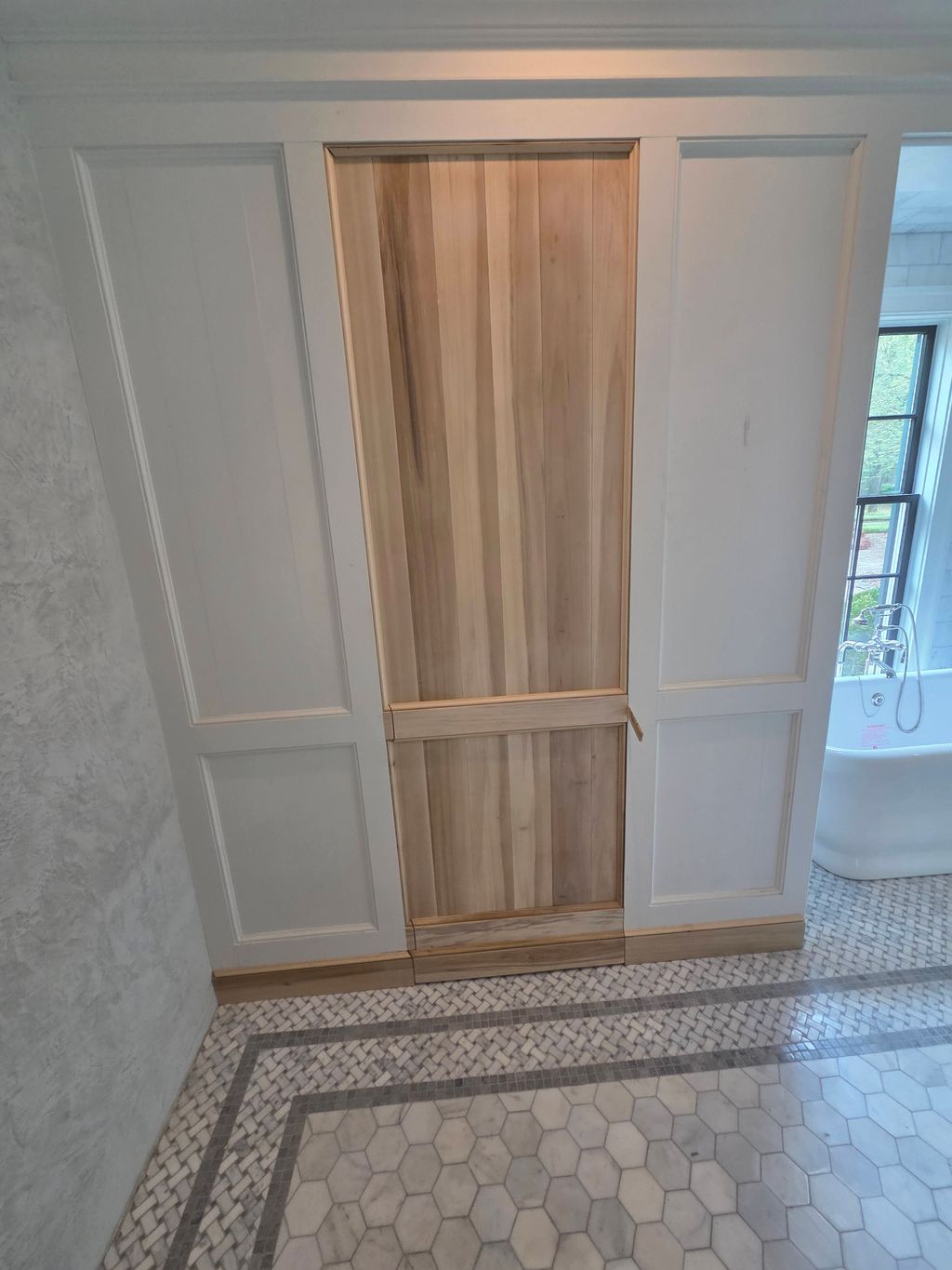 custom bathroom door