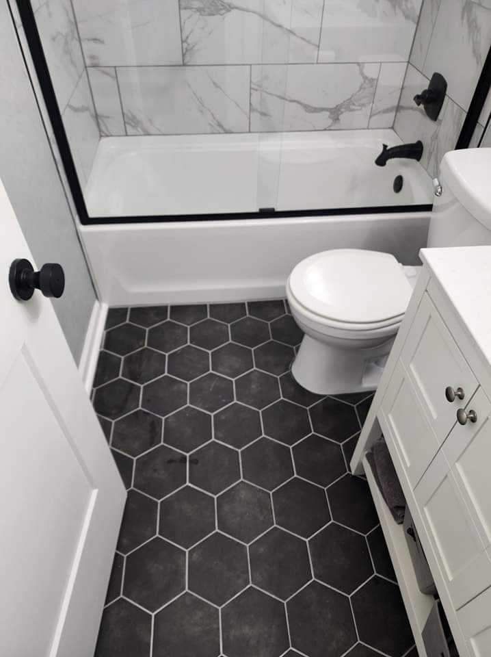 Hexagon Tile Install