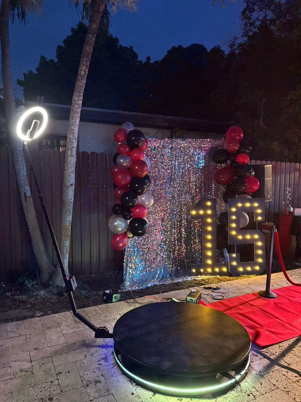 Recent Quinceañera Set Up We Had.