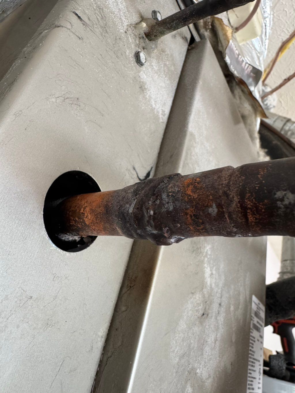Lineset leak repair