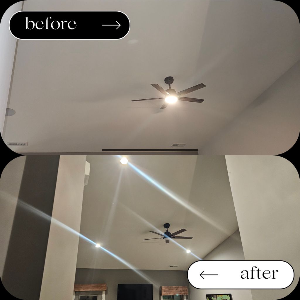 Living room recessed lights