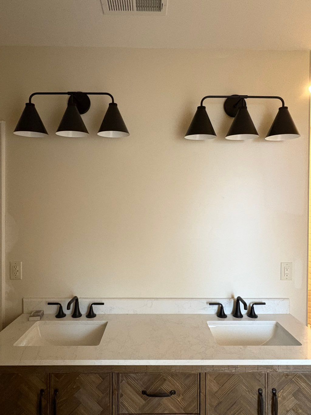installing a light above the sink