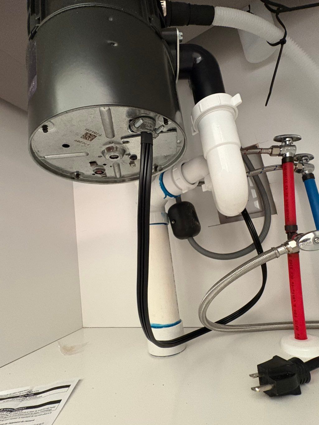  connecting the cable to disposal