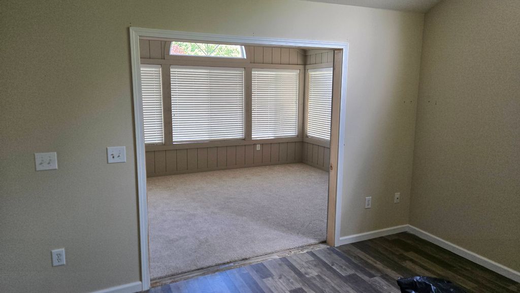remove doors and trim opening 
