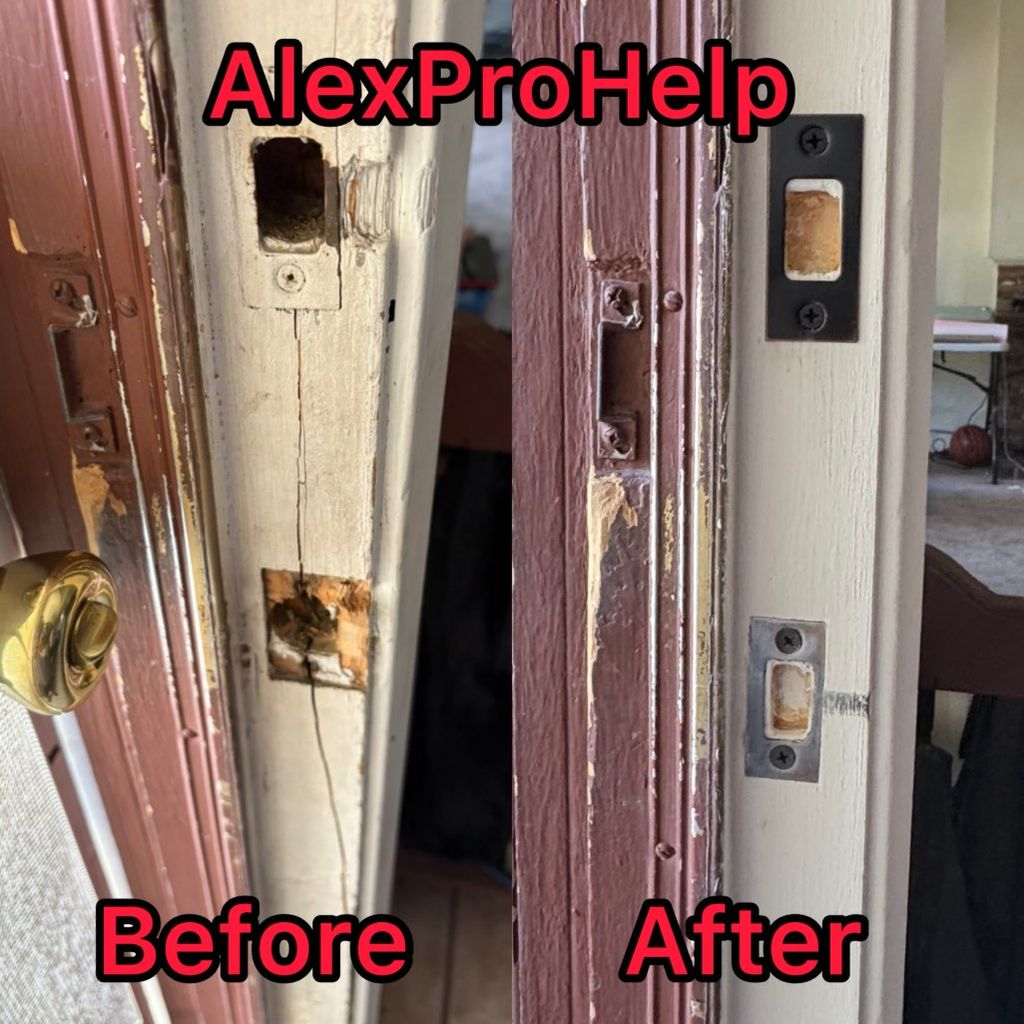 Door and door frame repair.
AlexProHelp — Los Ange