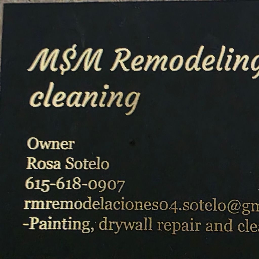 M&MRemodelingandcleaning
