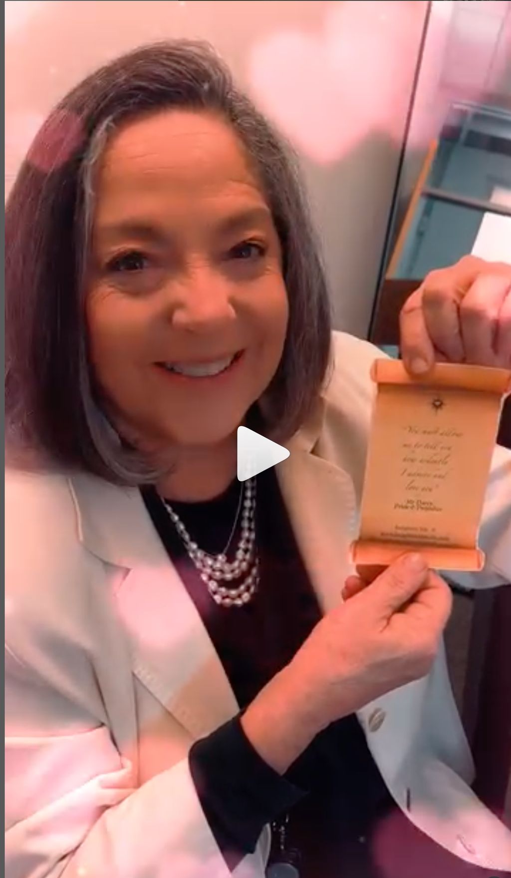 A personalized gift. (Multitalented) 