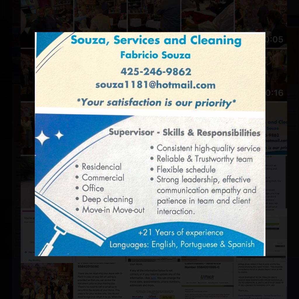 Souza's Services and Cleaning