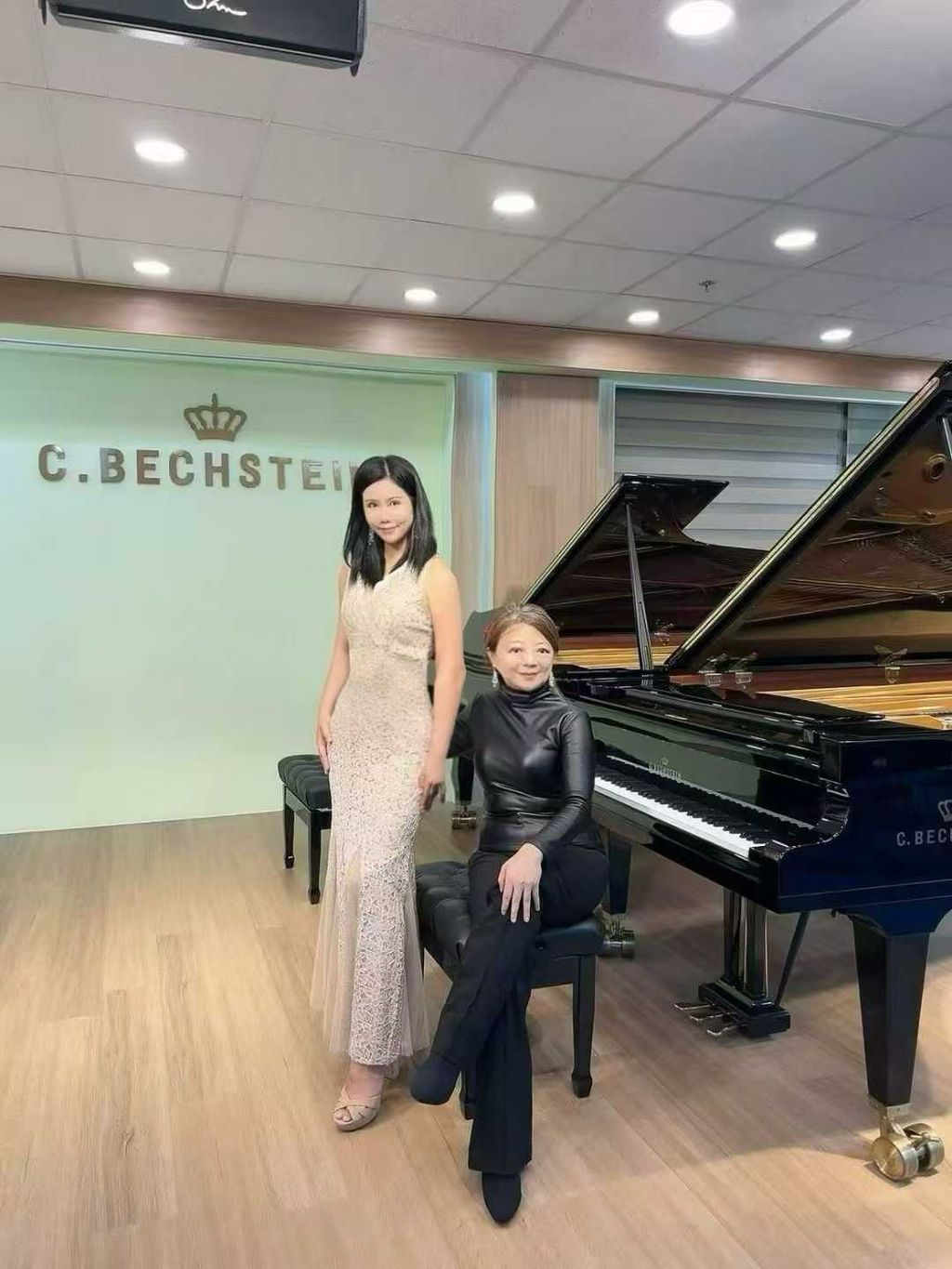 Dr. Huang with international pianistandmentor, Hel
