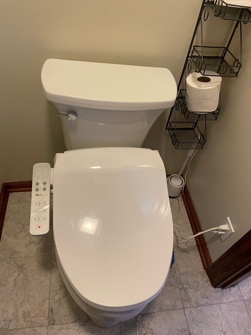 Installation of toilet bidet