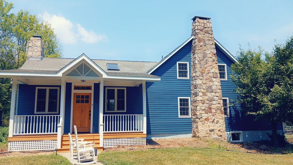 Entire house with fresh paint