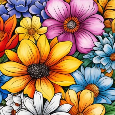 Avatar for Flowers color painting
