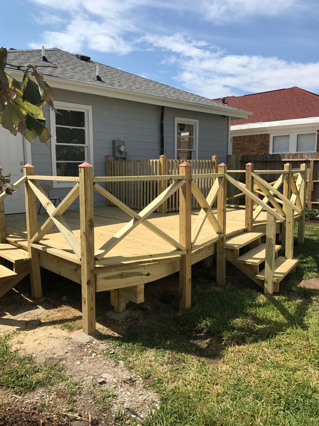 Back Porch Decking 