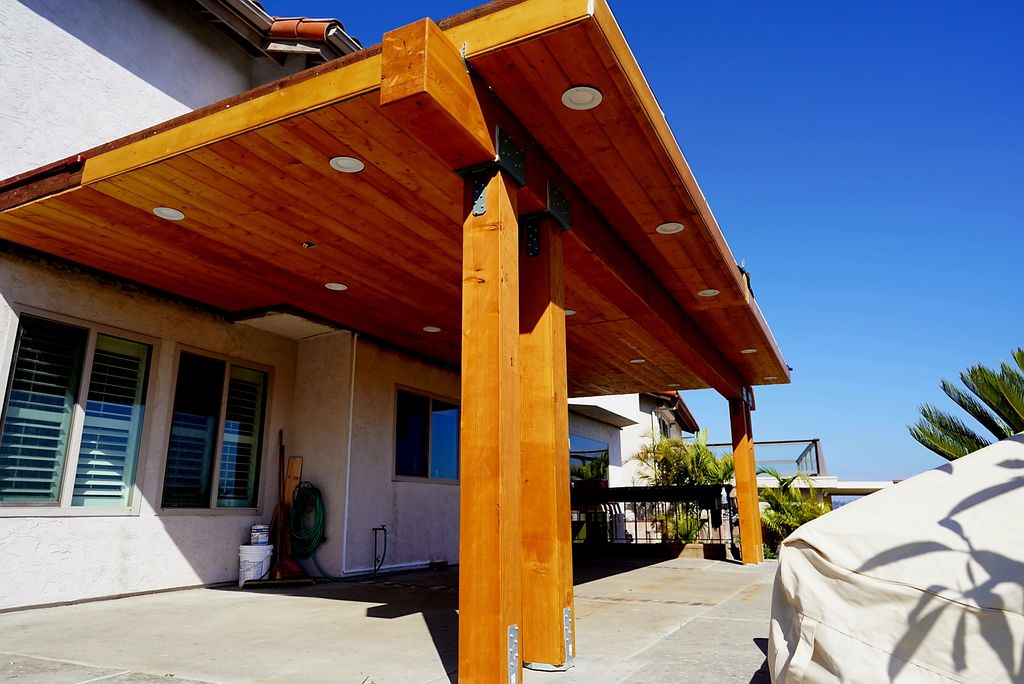 Finished Attached Covered Patio