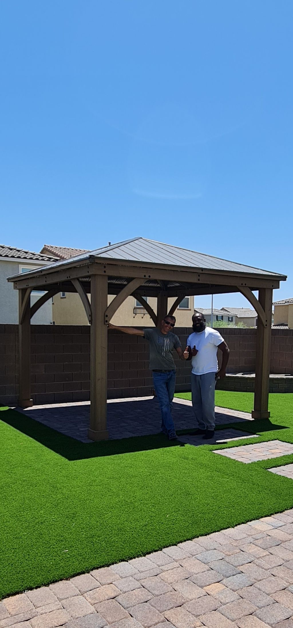Assembly Gazebo YARDISTRY 12×12 AFTER 