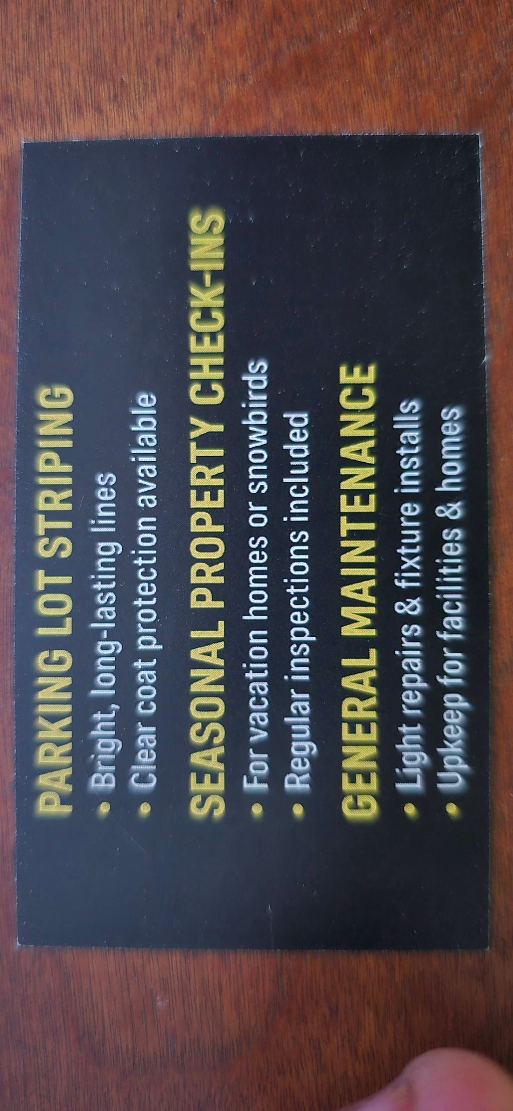 business card
