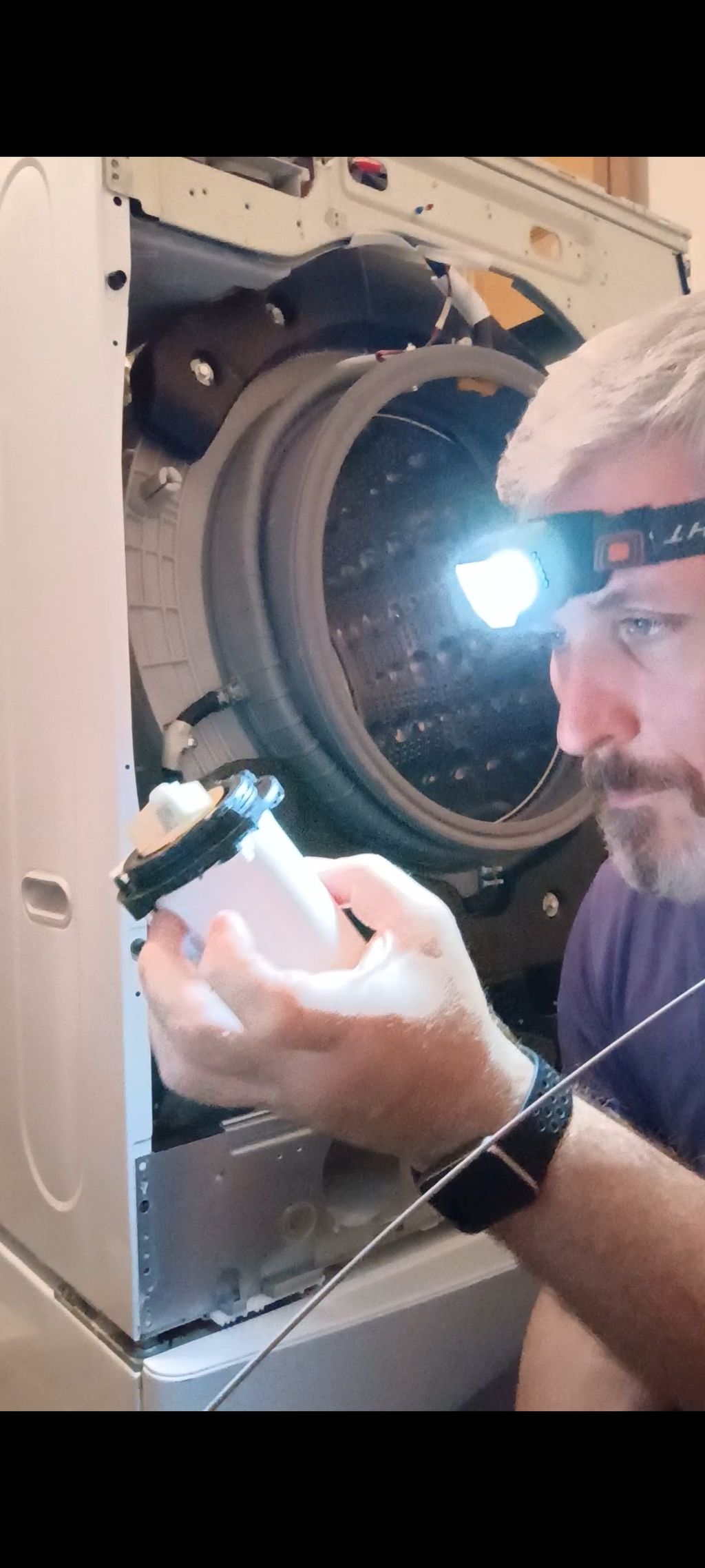 Replacing the drain pump.