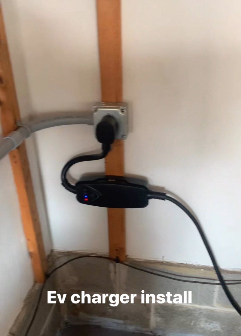 Ev charger install 