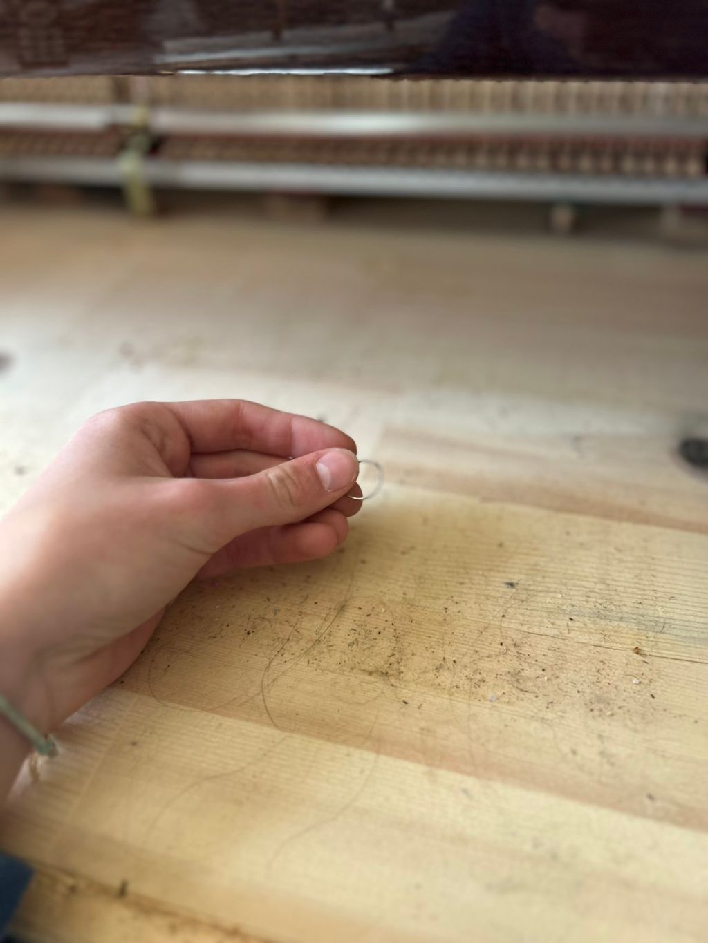Ring found on the keybed