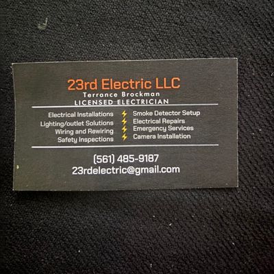 Avatar for 23rd Electric LLC 5614859187