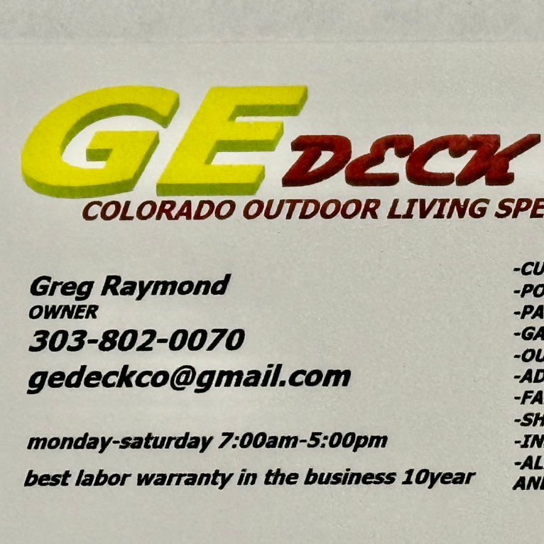 GE deck company llc