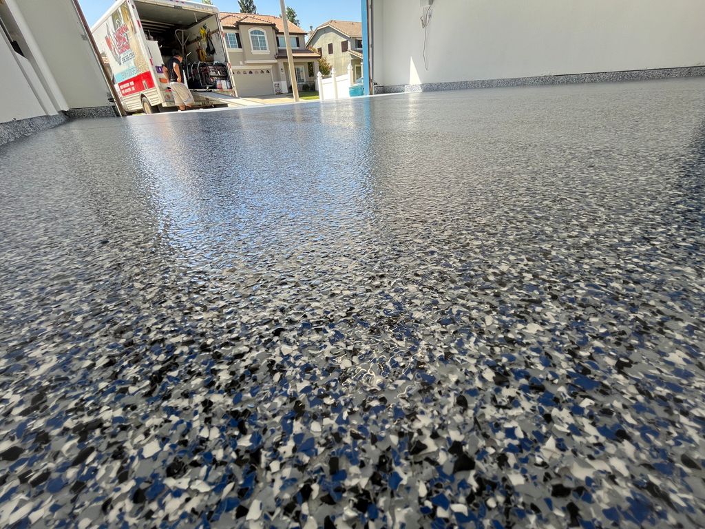 Up Close Denim Flake