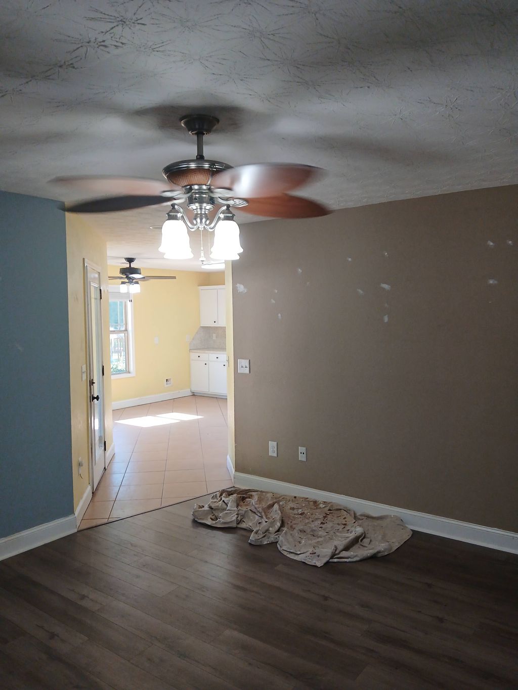 New wall paint "A" BEFORE