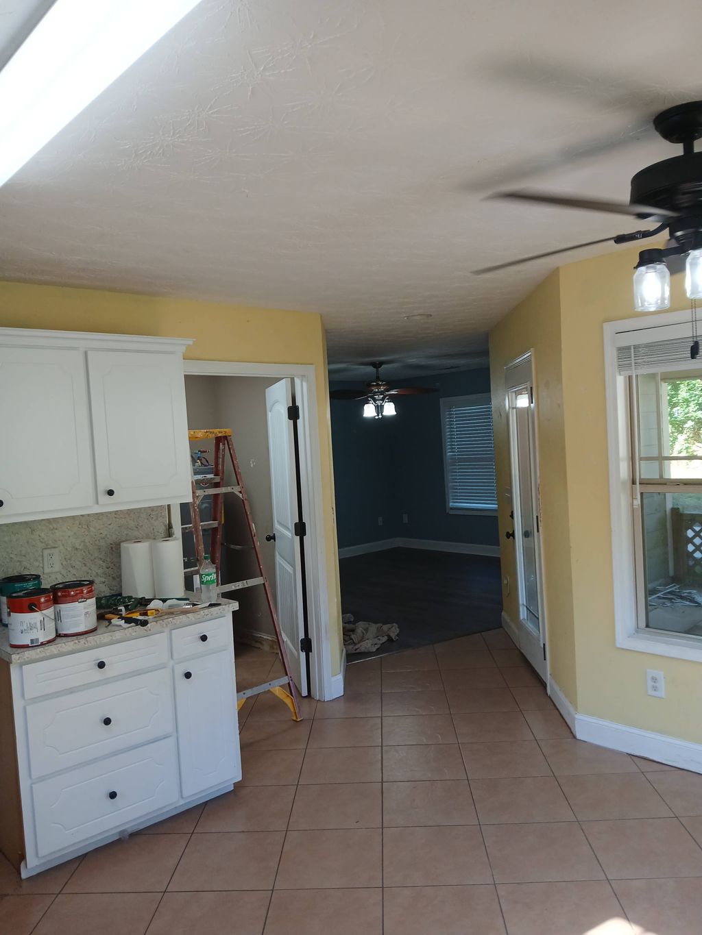 New wall paint "A"  BEFORE