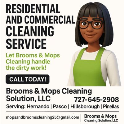 Avatar for BROOMS & MOPS CLEANING SOLUTION, LLC