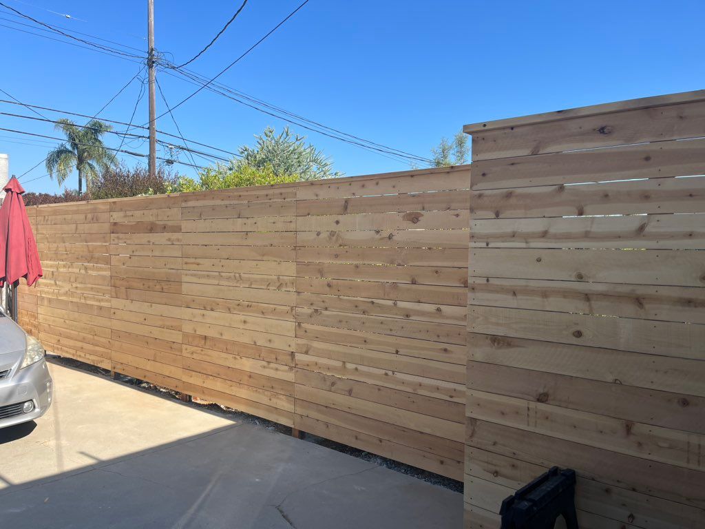 Cedar fence 