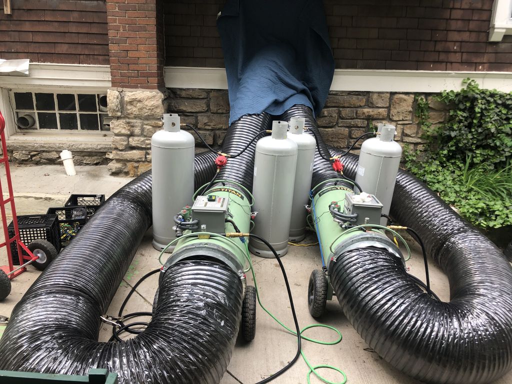 Heat treatment with equipment