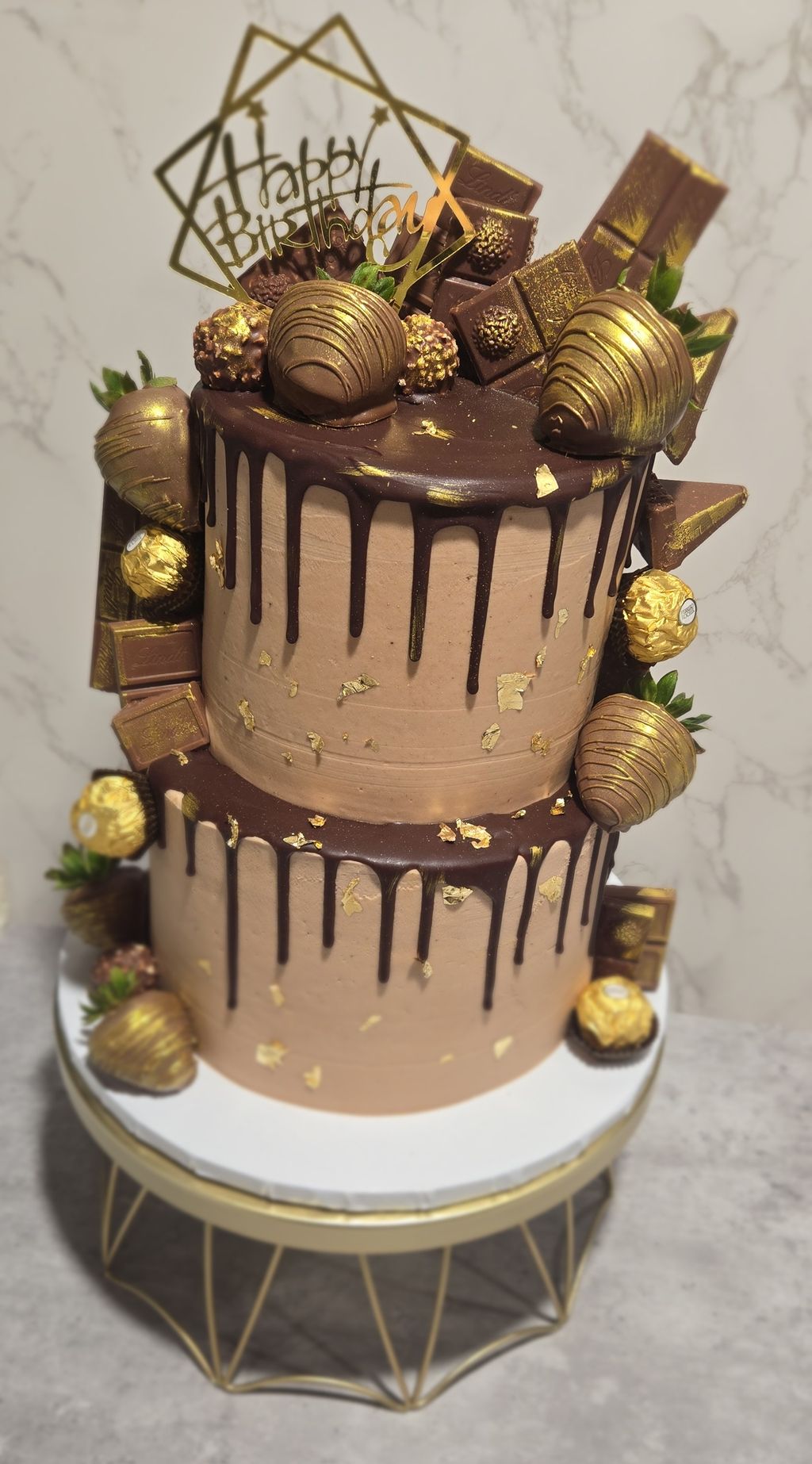 2 Tiered Chocolate Overload Cake