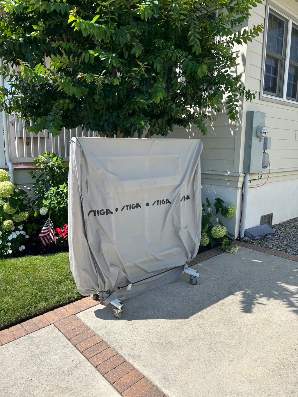 Ping pong table moved between residences 